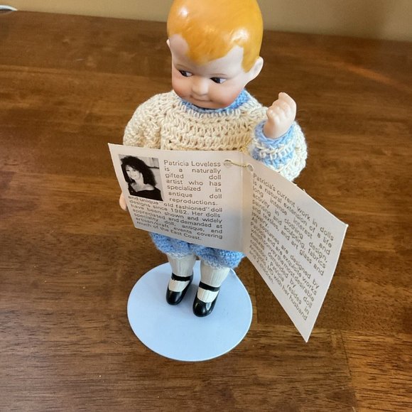 Patricia Loveless Miniature Porcelain Doll 'Buster' - Picture 4 of 8